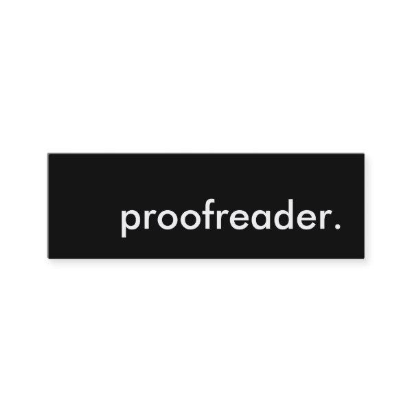 proofreader. mini