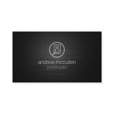 Proofreader Publishing Document Glass Icon