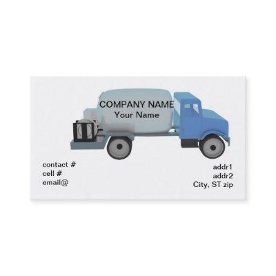 Propane distribution truck