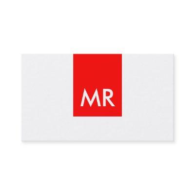 Proper exclusive monogram red white special