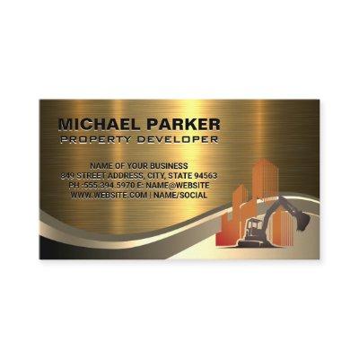 Property Developer Logo | Construction Vehicle