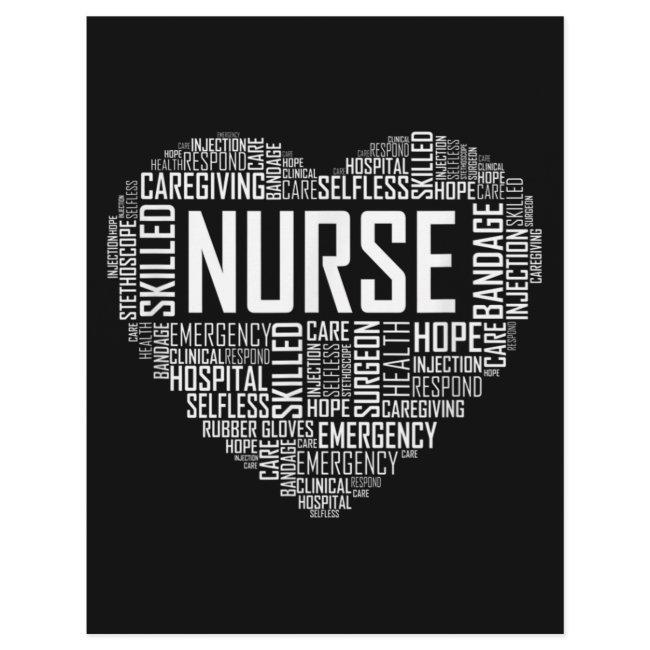 Proud Nurse Heart Love Appreciation Letterhead