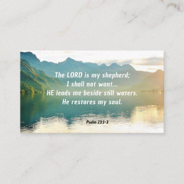 Psalm 23 1-3 The LORD is My Shepherd