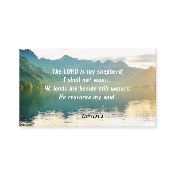 Psalm 23 1-3 The LORD is My Shepherd