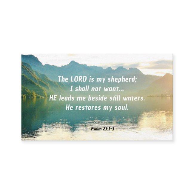 Psalm 23 1-3 The LORD is My Shepherd