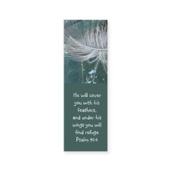 Psalm 91:4 Wings God's protection Bible Scripture Mini