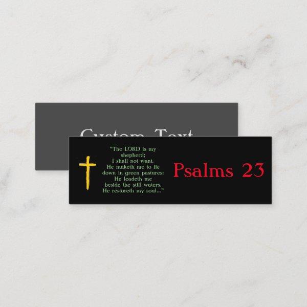 Psalms 23 “The LORD is my Shepherd” Bookmark Card
