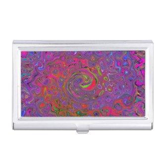 Psychedelic Groovy Magenta Retro Liquid Swirl  Case
