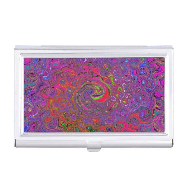 Psychedelic Groovy Magenta Retro Liquid Swirl  Case