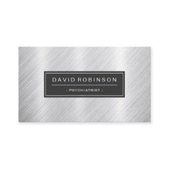 Psychiatrist - Modern Brushed Metal Look