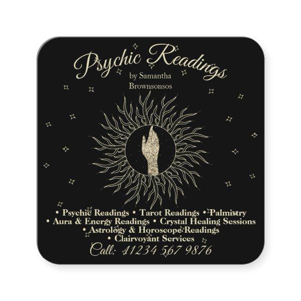 Psychic Medium Astrologist Massage Sepia Healing Square