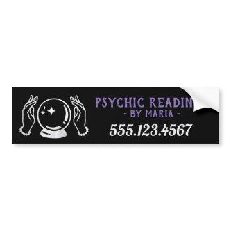 Psychic Medium Crystal Ball  Bumper Sticker