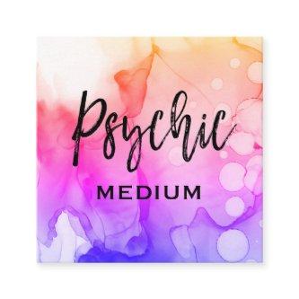 *~* Psychic Medium Spirit Communication Watercolor Square