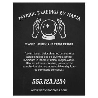 Psychic Medium Tarot Card Reader Flyer