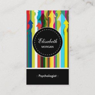 Psychologist- Colorful Stripes Pattern
