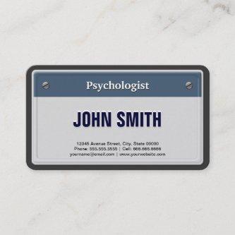 Psychologist Cool Car License Plate