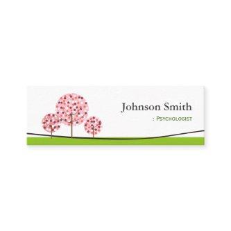 Psychologist - Cute Pink Wishing Tree Logo Mini