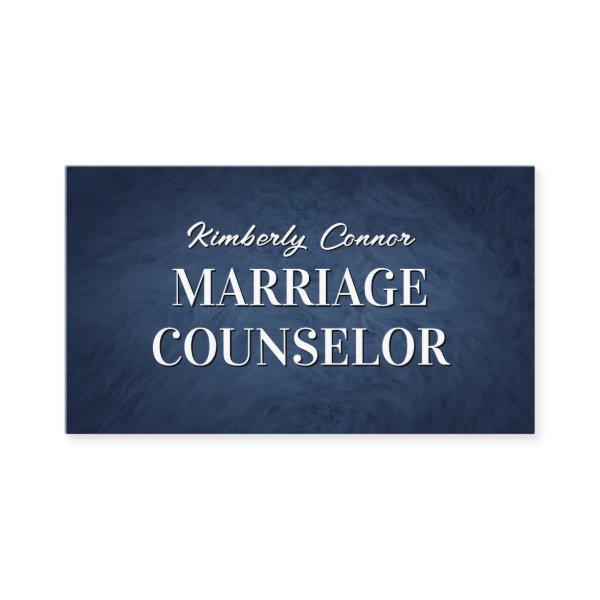 Psychologist Marriage Counselor Smooth Fur Texture