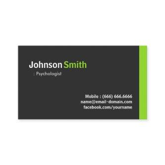Psychologist - Modern Minimalist Green