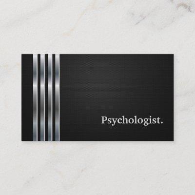 Psychologist Professional Black Silver