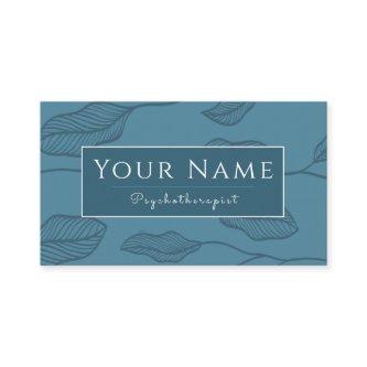 Psychotherapist Calm Leaf Plant Pattern Nature