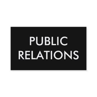 public relations