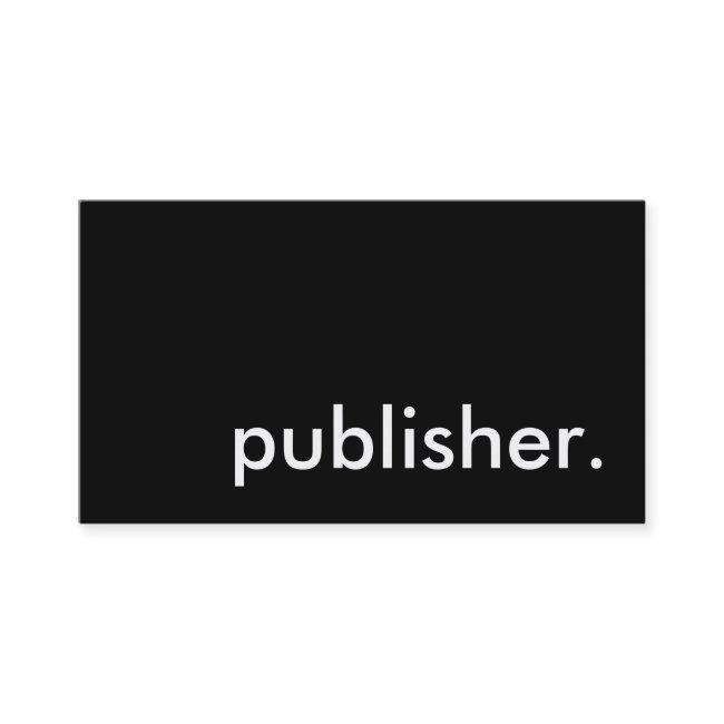 publisher.