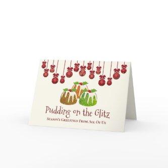 PUDDING ON THE GLITZ | Corporate Christmas Holiday Card