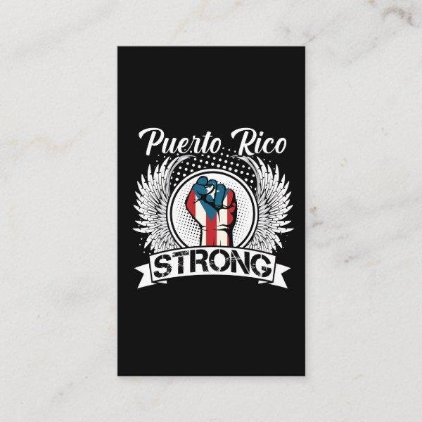 Puerto Rico Strong Flag Proud Boricua Citizen