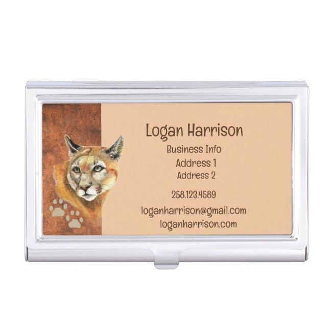 Puma, Mountain Lion, Cougar Tracks Case