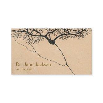 Purkinje Neuron Drawing - Sepia Neurologist