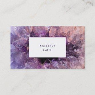 Purple amethyst gemstone mineral professional