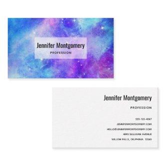 Purple and Blue Galaxy Space Abstract