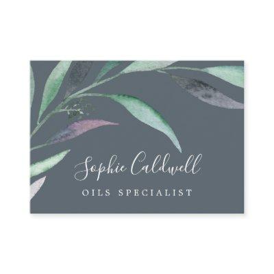 Purple and Green Eucalyptus | Gray