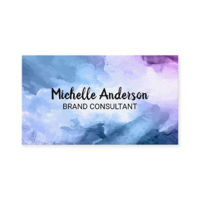 Purple Blue Hues | Watercolor Artistic