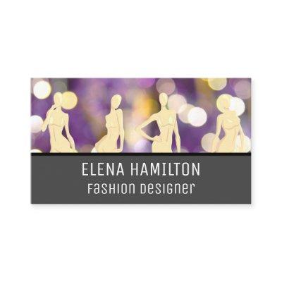 Purple Bokeh Background | Fashion Models