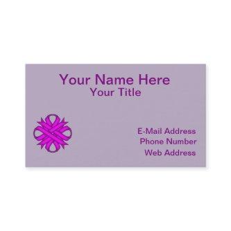 Purple Clover Ribbon by Kenneth Yoncich