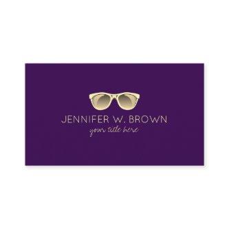 Purple Eyewear Spectacles Optician gold