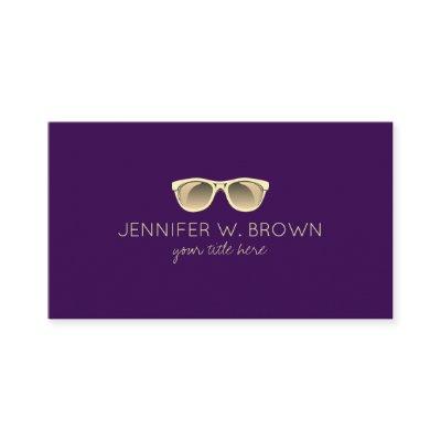 Purple Eyewear Spectacles Optician gold