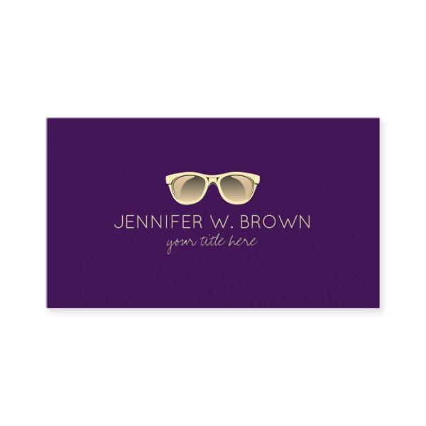 Purple Eyewear Spectacles Optician gold