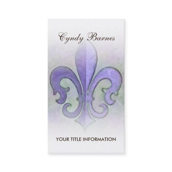Purple Fleur de Lis