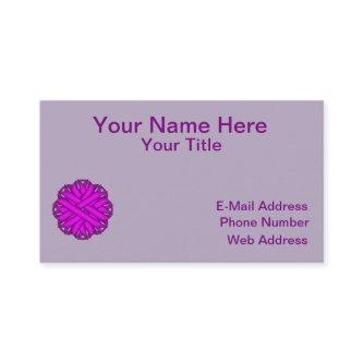 Purple Flower Ribbon