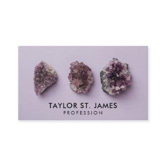 Purple Geode Crystal Modern
