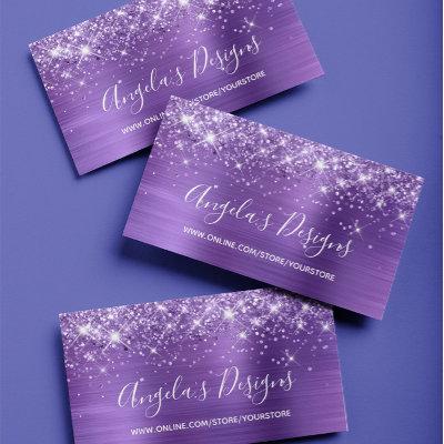 Purple Glitter Amethyst Foil Online Store