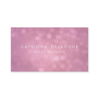 Purple Glitter Bokeh Event Planner