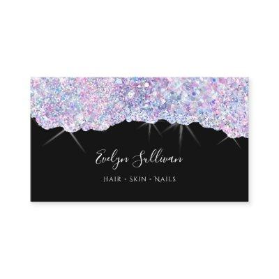 purple glitter texture
