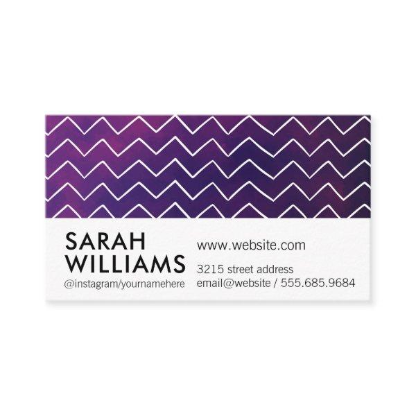 Purple Gradient Background | Wavy Line Pattern