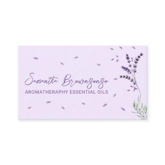 Purple Green Essential Oils Branding Lavender
