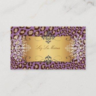 Purple Leopard print / DIY background color