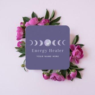 Purple Moon Phases Lunar Energy Healer Spiritual Square